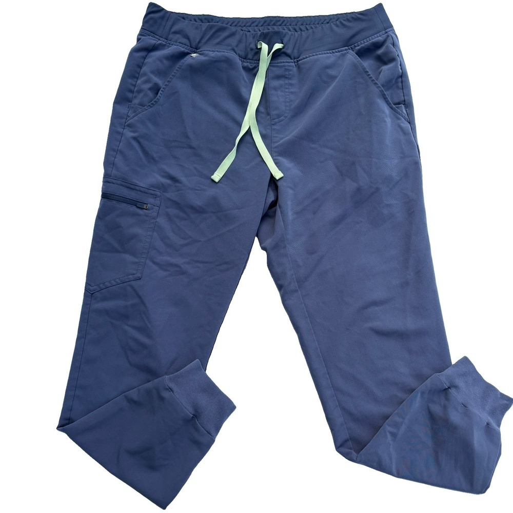 Figs Zamora 2.0 Jogger Scrub Pants periwinkle Blue Medium nurse doctor